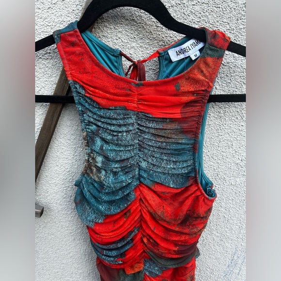 Andrea Iyamah KASI MESH MINI DRESS - Picture 11 of 16